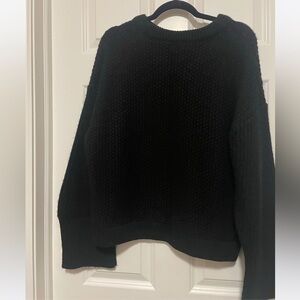 Free people polyester gray black top